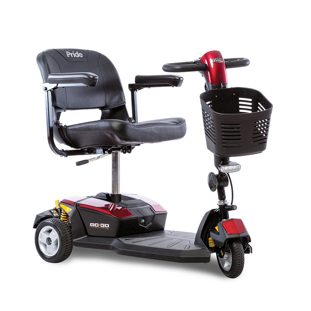 three wheel Anaheim cts suspension go go travel lx pride senior electric scooter