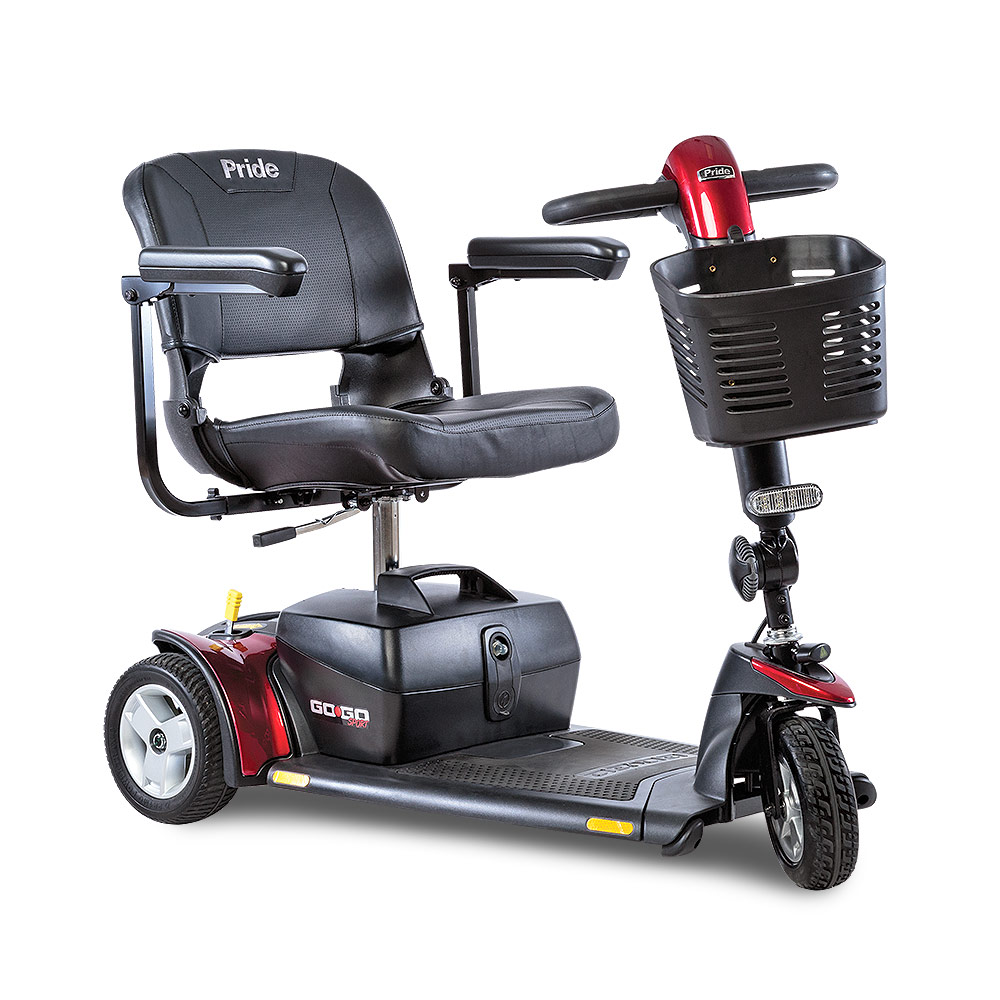 three wheel sport Anaheim heavy duty weight capacity senior scooter